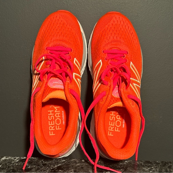 New Balance Womens 7.5 FF 880 V11 W880M11 Orange Running Shoes Sneakers - Picture 7 of 9